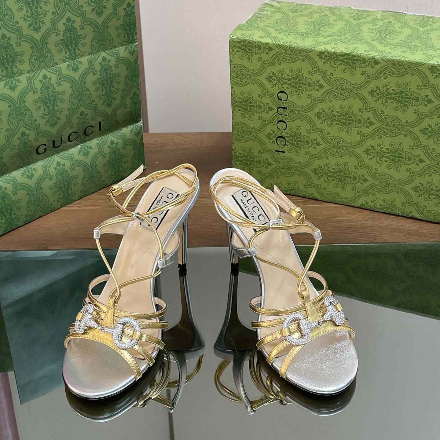 Gucci Women's Horsebit Sandal - FashionPlug