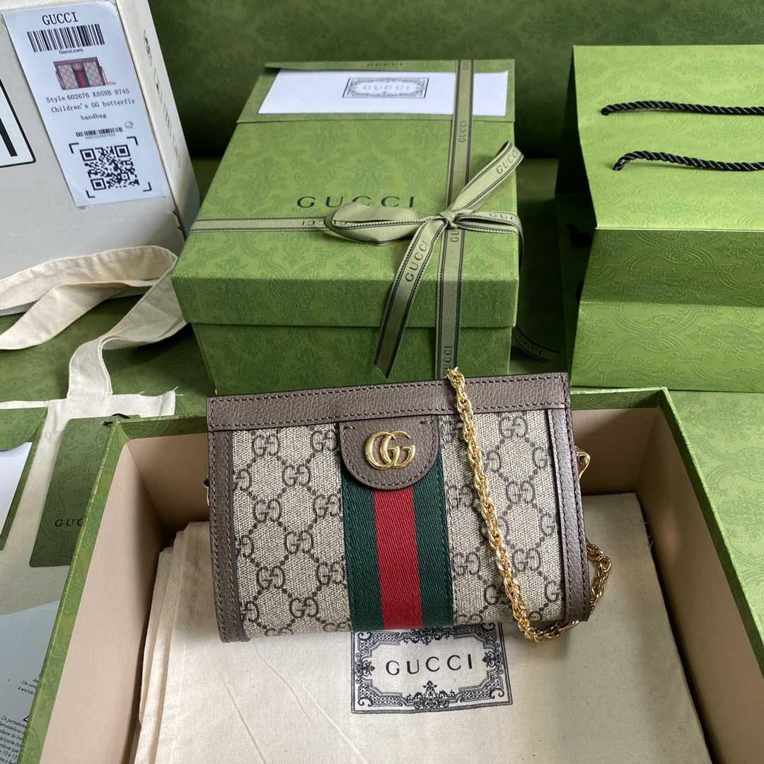 Gucci Ophidia GG Mini Crossbody Bag (19*14*6cm) - FashionPlug