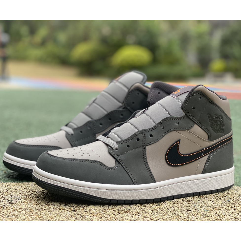 Air Jordan 1 Mid Sneakers    FQ8338-017 - FashionPlug