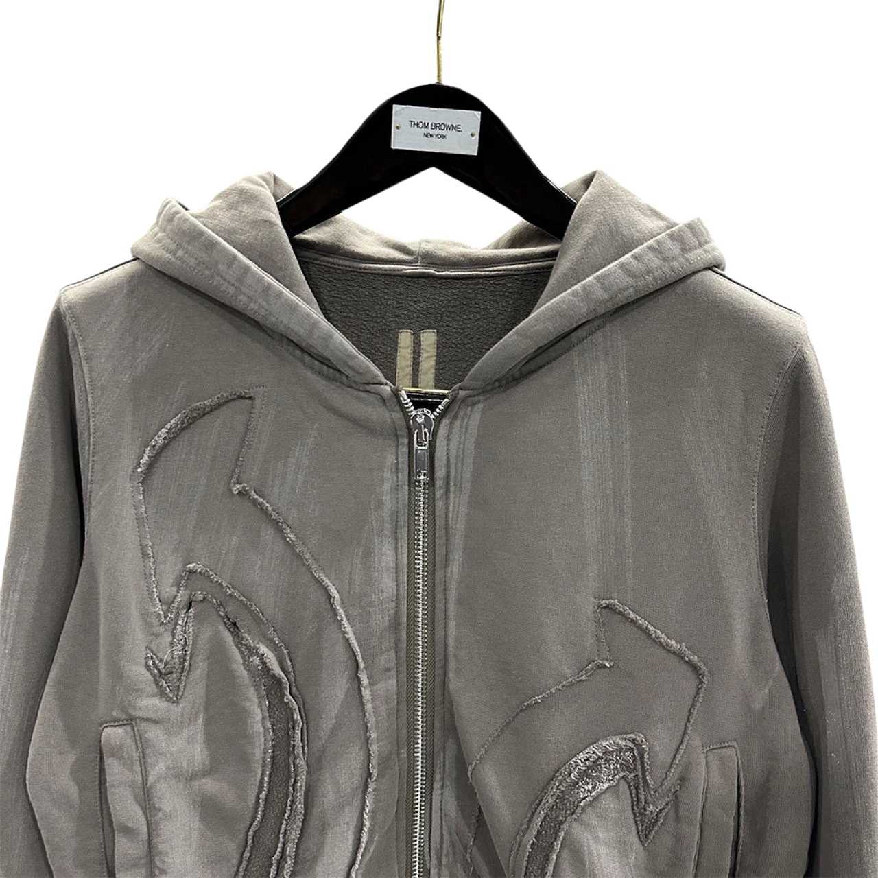 Rick Owens Drkshdw Cropped Zip-up Hoodie - FashionPlug