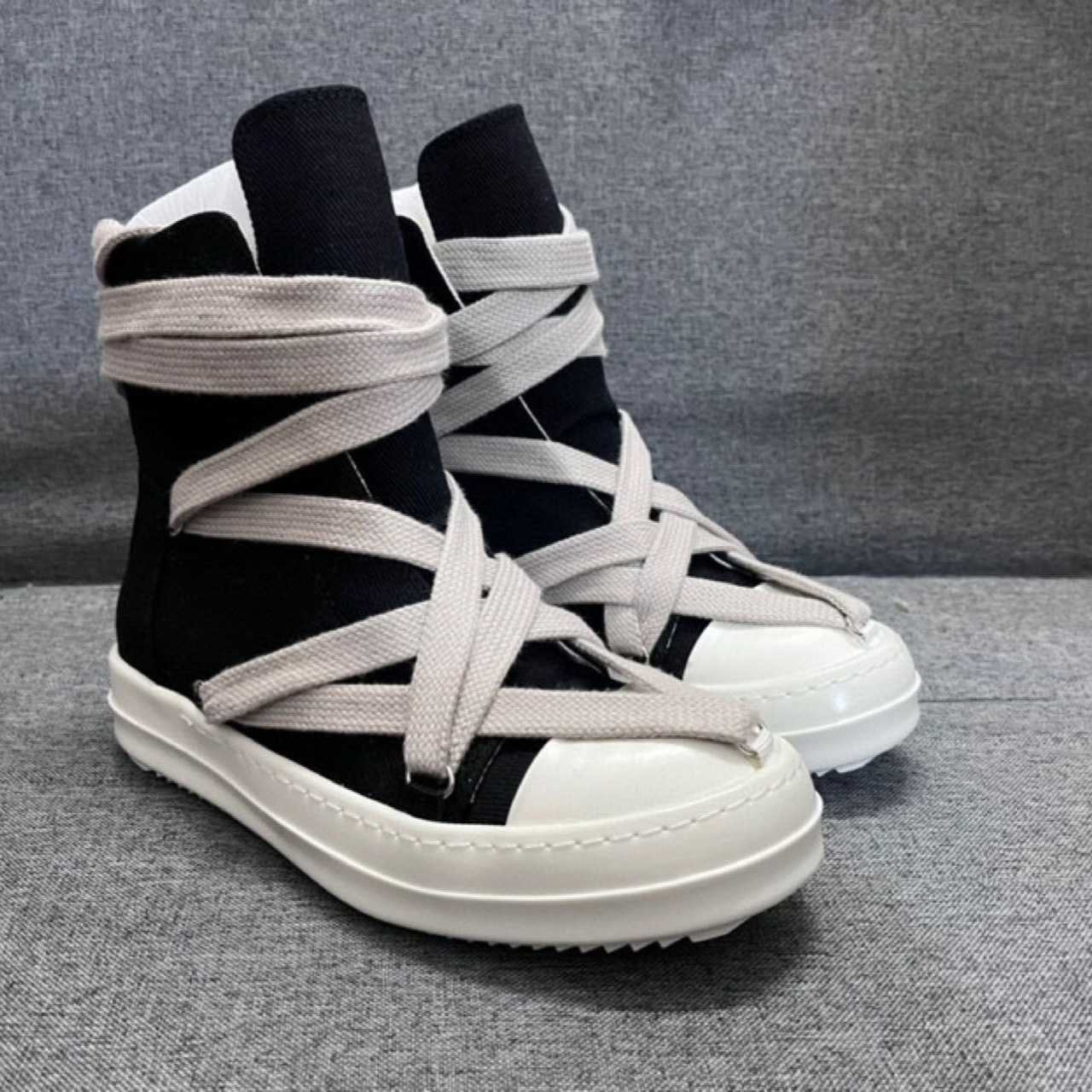 Rick Owens HEXA SNEAKS IN JUMBO LACE  - FashionPlug