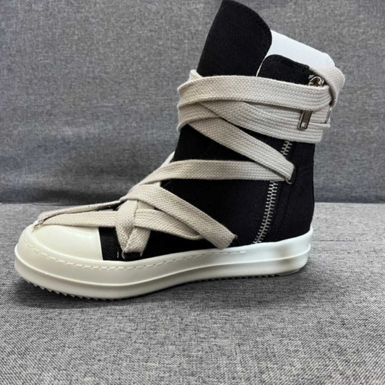 Rick Owens HEXA SNEAKS IN JUMBO LACE  - FashionPlug