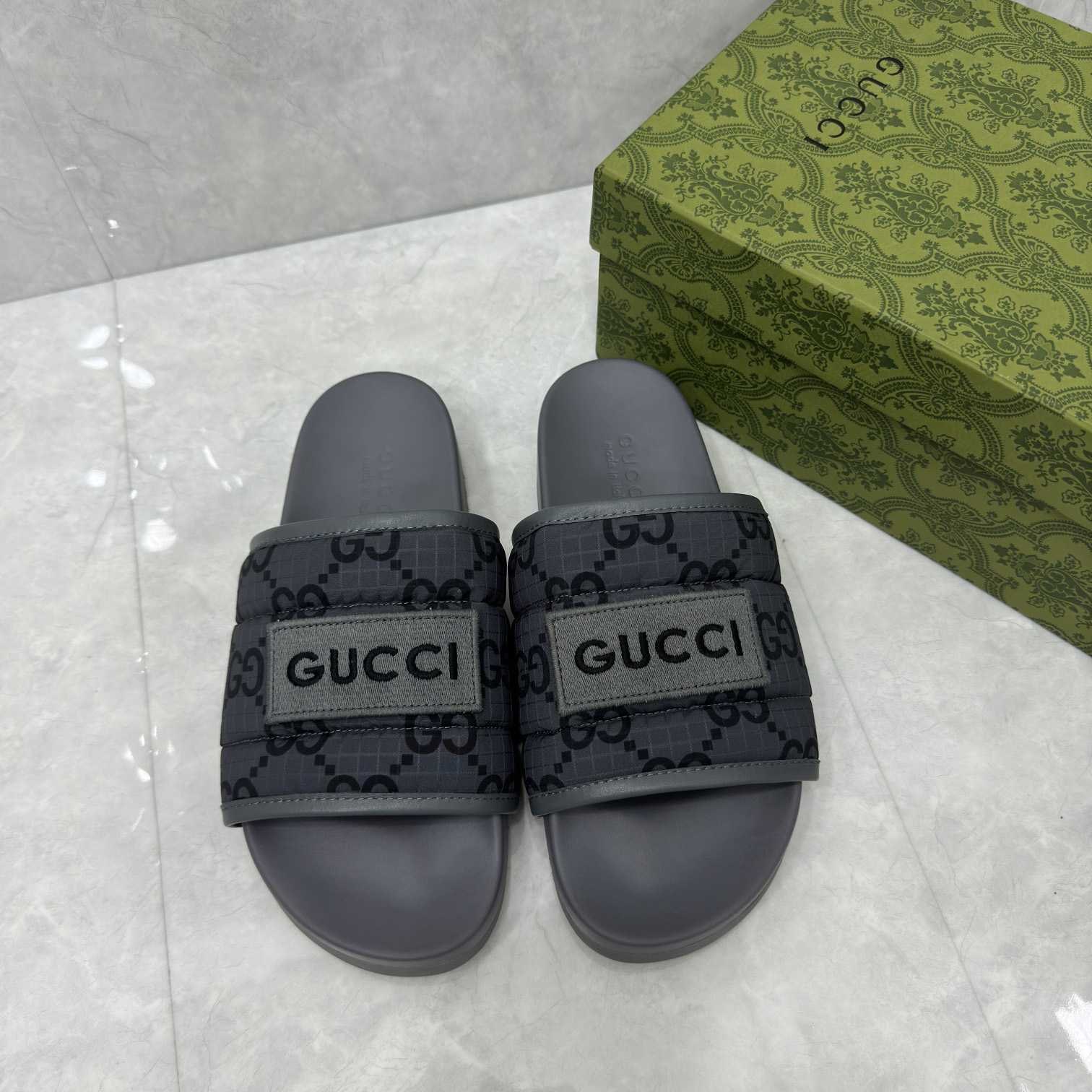 Gucci GG Slide Sandal - FashionPlug