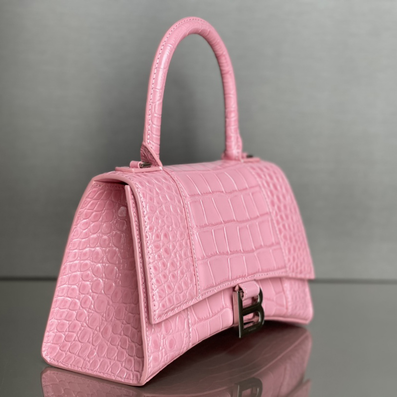 Balenciaga ‘Hourglass XS’ Shoulder Bag (19-21-8cm) - FashionPlug