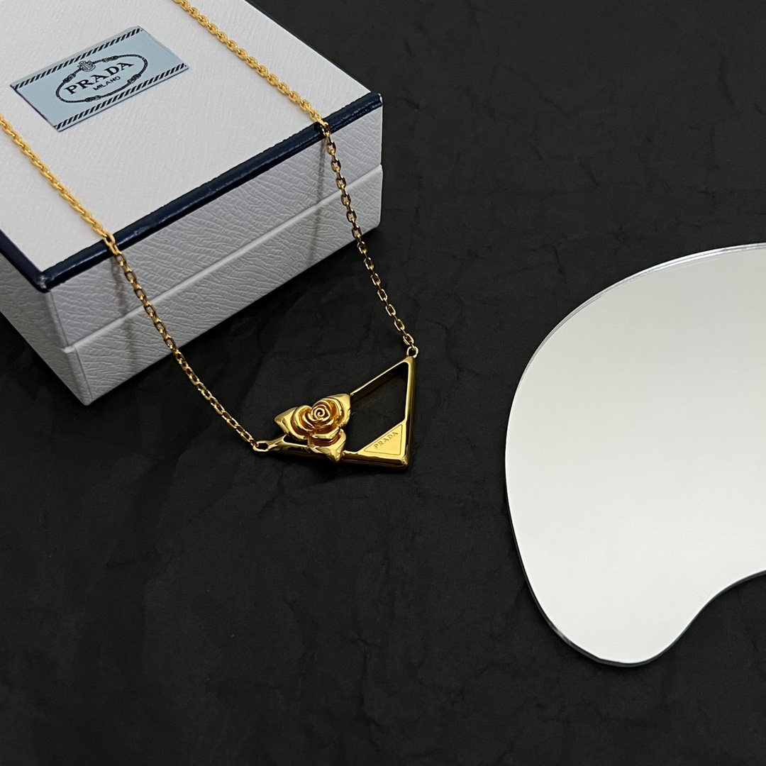 Prada Metal Necklace - FashionPlug
