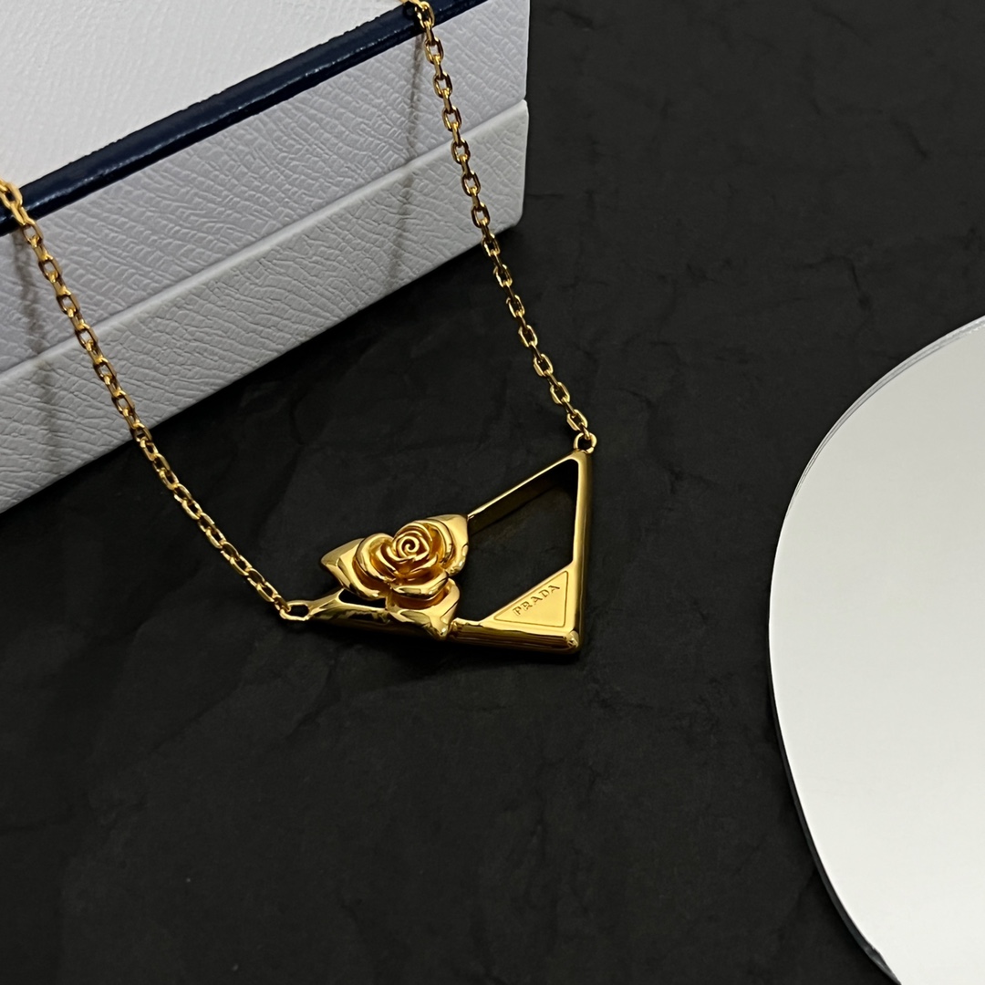 Prada Metal Necklace - FashionPlug