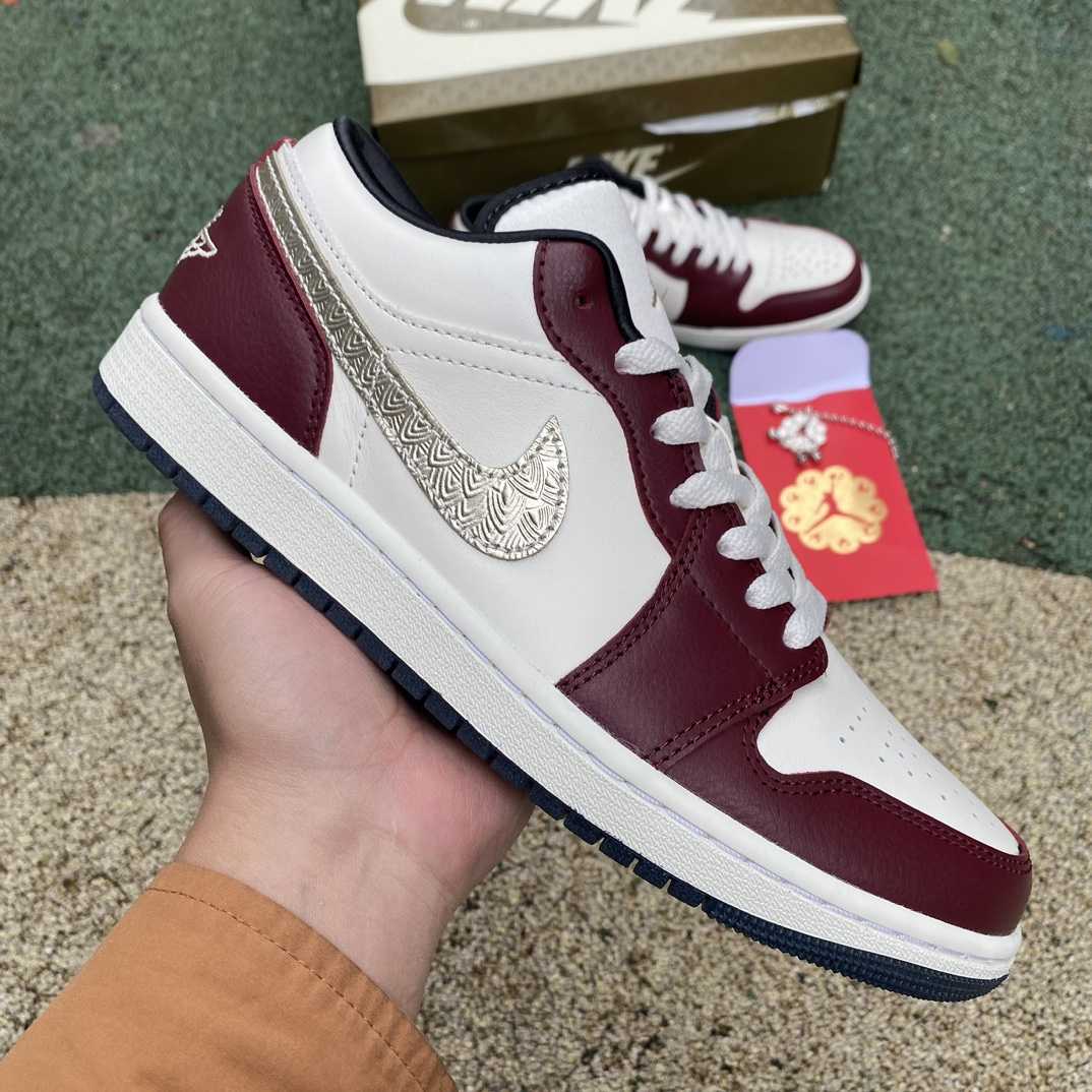  Air Jordan 1 Low SE “Year of the Dragon” Sneaker   FJ5735-100 - FashionPlug
