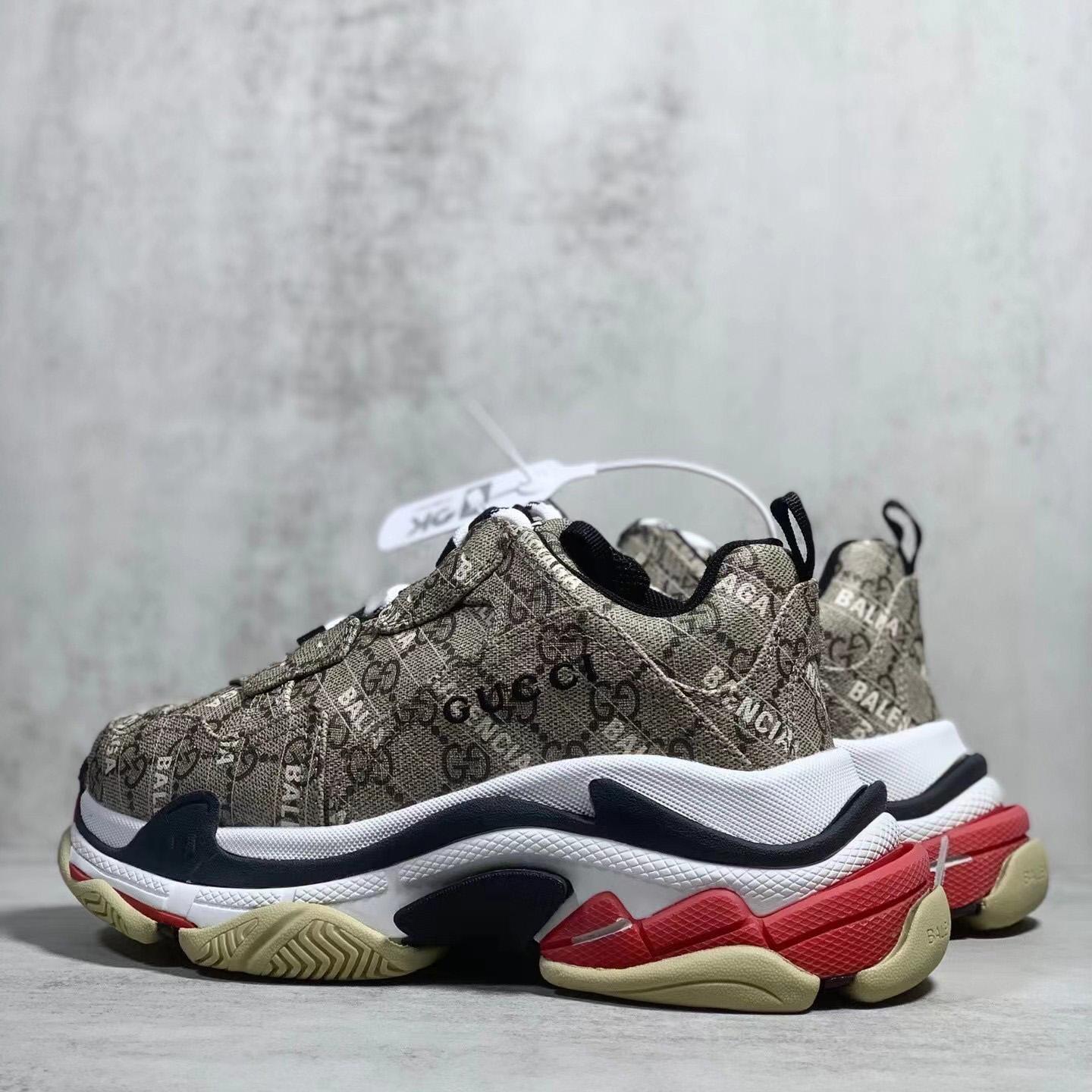 Gucci x Balenciaga Triple S Sneaker  - FashionPlug
