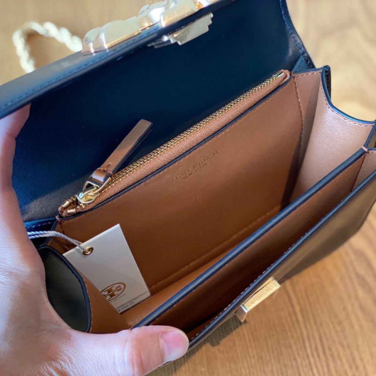 ToryBurch Leather Crossbody Bag (19-14-7cm) - FashionPlug