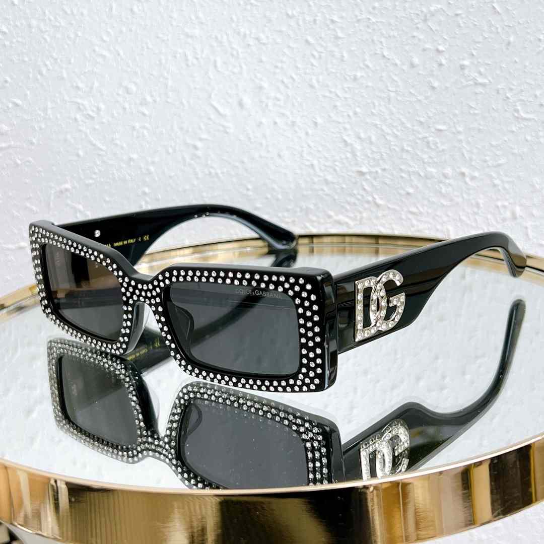 Dolce & Gabbana Crystal Sunglasses - FashionPlug