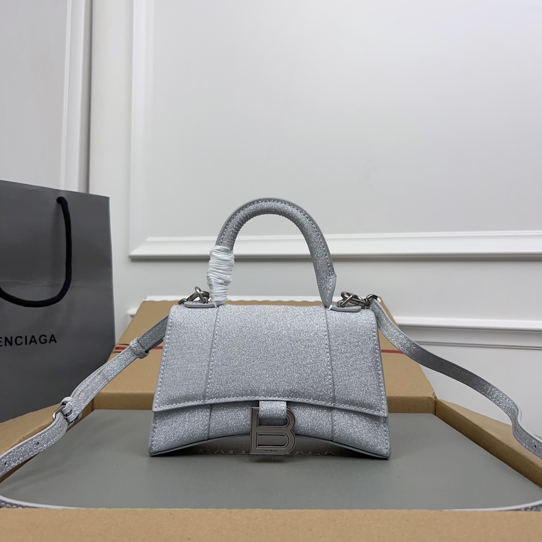 Balenciaga Hourglass Small Handbag (19x8x21cm) - FashionPlug
