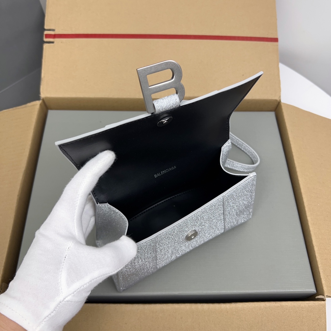 Balenciaga Hourglass Small Handbag (19x8x21cm) - FashionPlug