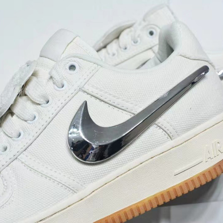 Travis Scott x NK Air Force 1 Sneaker    AQ4211-101  - FashionPlug
