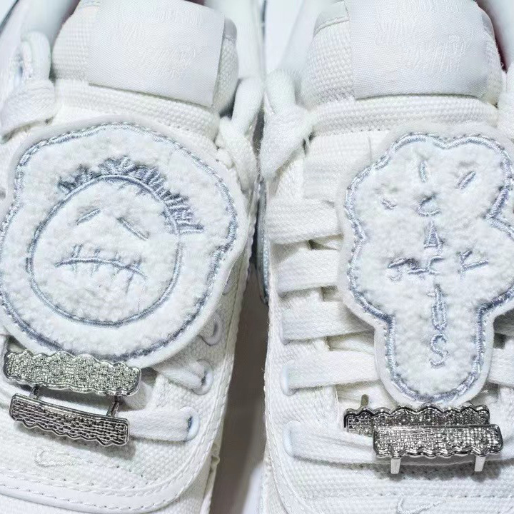 Travis Scott x NK Air Force 1 Sneaker    AQ4211-101  - FashionPlug