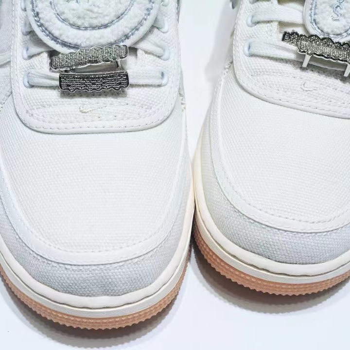 Travis Scott x NK Air Force 1 Sneaker    AQ4211-101  - FashionPlug