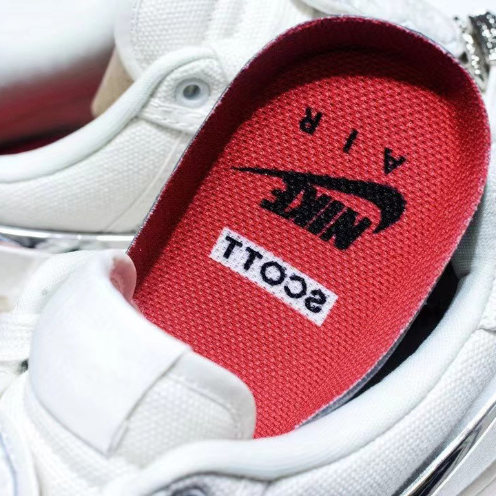 Travis Scott x NK Air Force 1 Sneaker    AQ4211-101  - FashionPlug