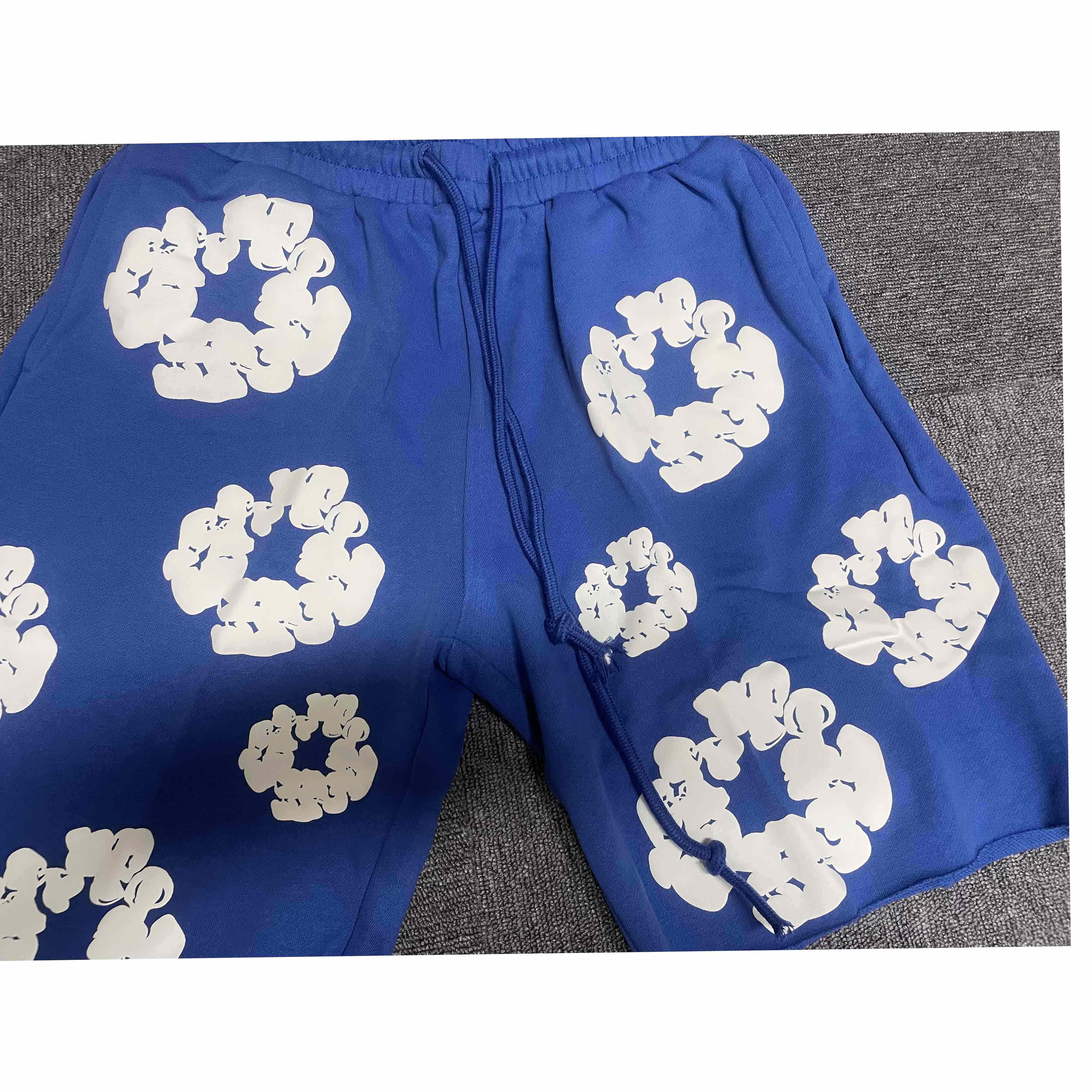 Denim Tears Cotton Wreath Sweat Shorts - FashionPlug