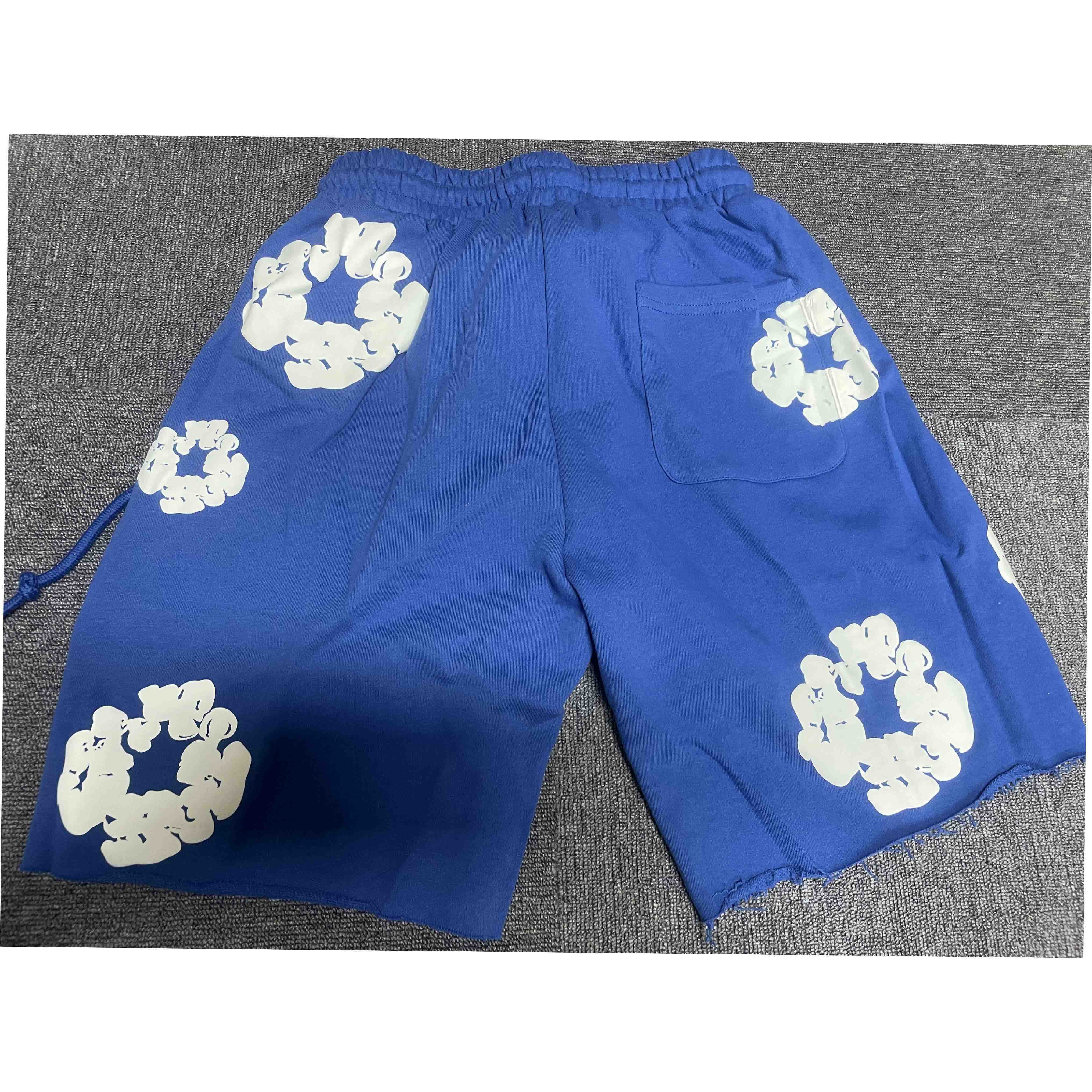 Denim Tears Cotton Wreath Sweat Shorts - FashionPlug