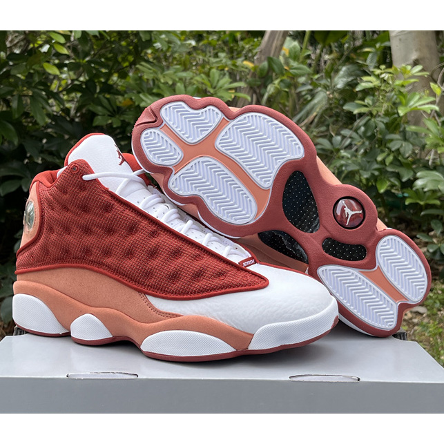Air Jordan 13 “Dune Red” Sneakers       DJ5982-601 - FashionPlug