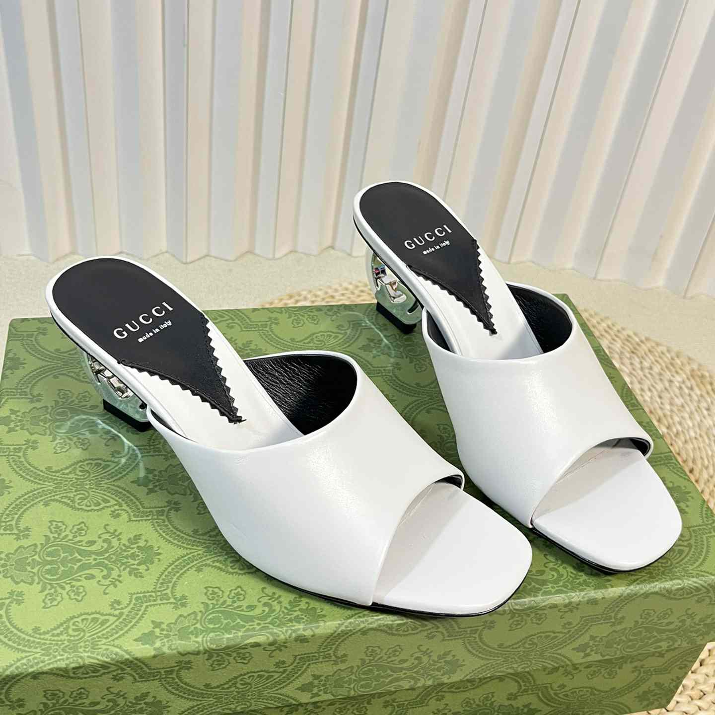 Gucci Women's Interlocking G Heel Sandal - FashionPlug