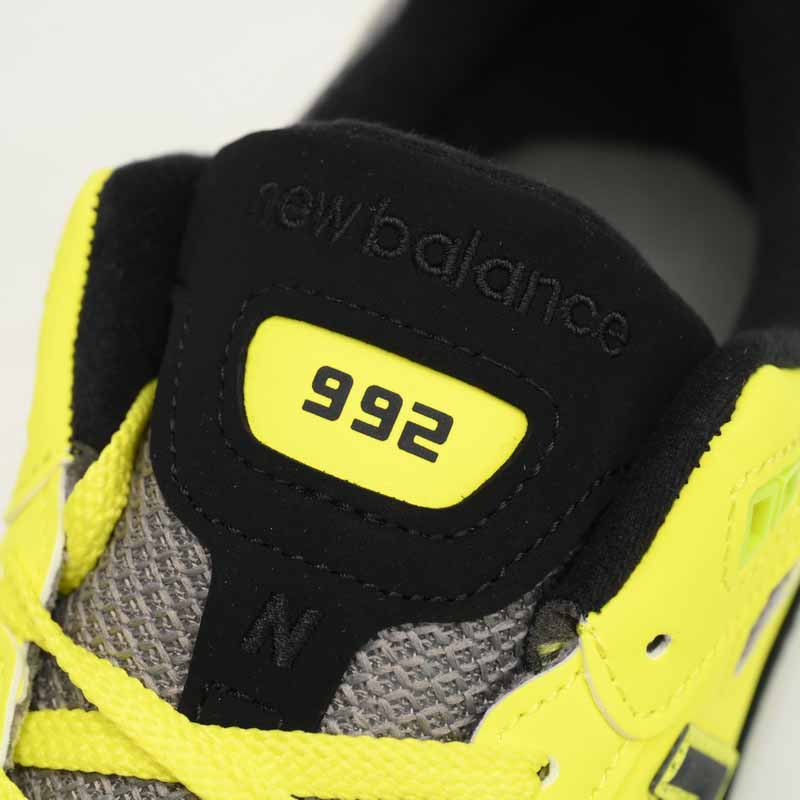 New Balance 992 Black And Yellow Sneakers      M992FG  - FashionPlug