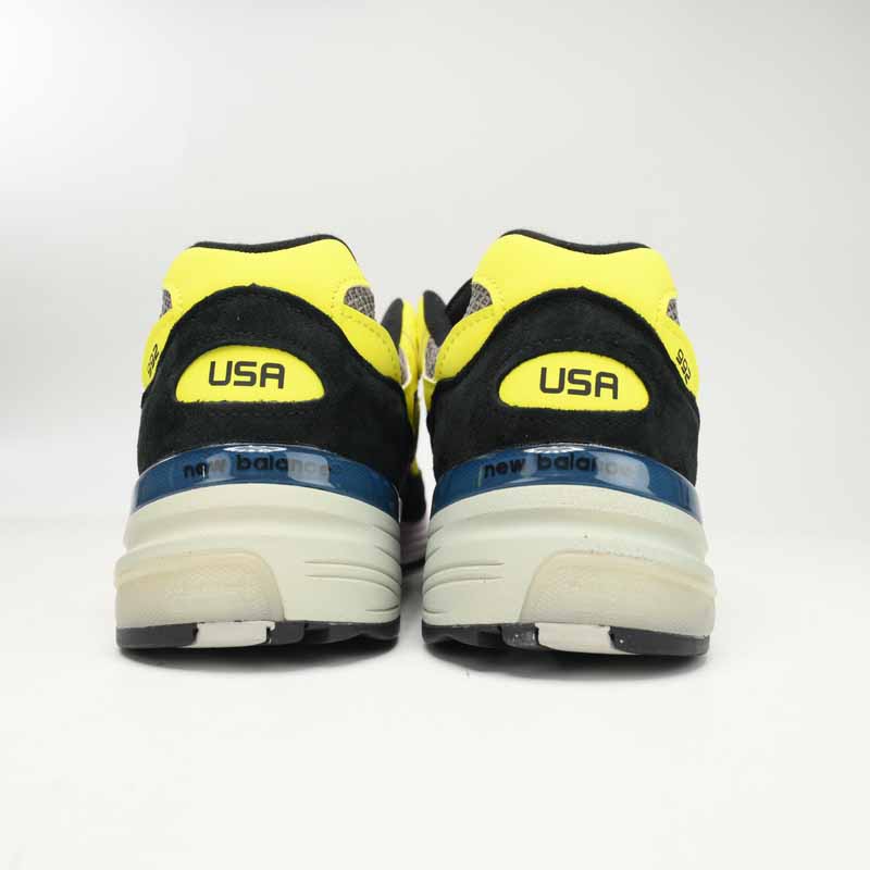 New Balance 992 Black And Yellow Sneakers      M992FG  - FashionPlug