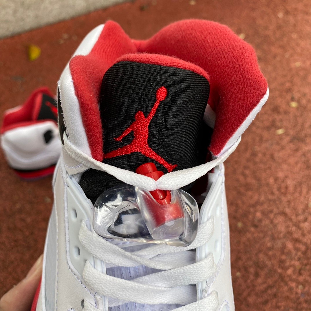 Air Jordan 5 Fire Red Sneakers     136027/440888-120 - FashionPlug