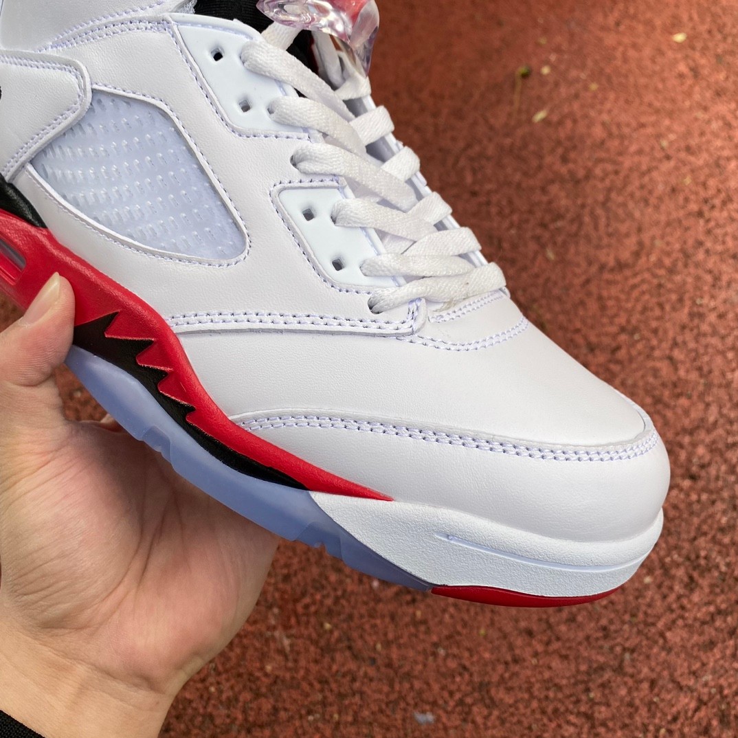 Air Jordan 5 Fire Red Sneakers     136027/440888-120 - FashionPlug