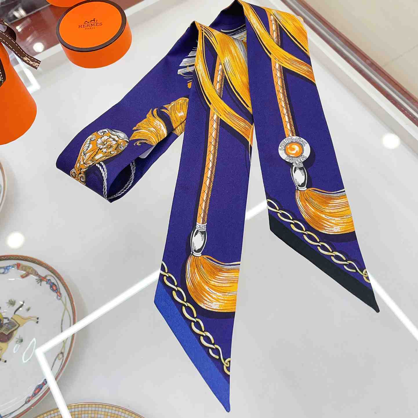 Hermes Cavalcades Twilly - FashionPlug