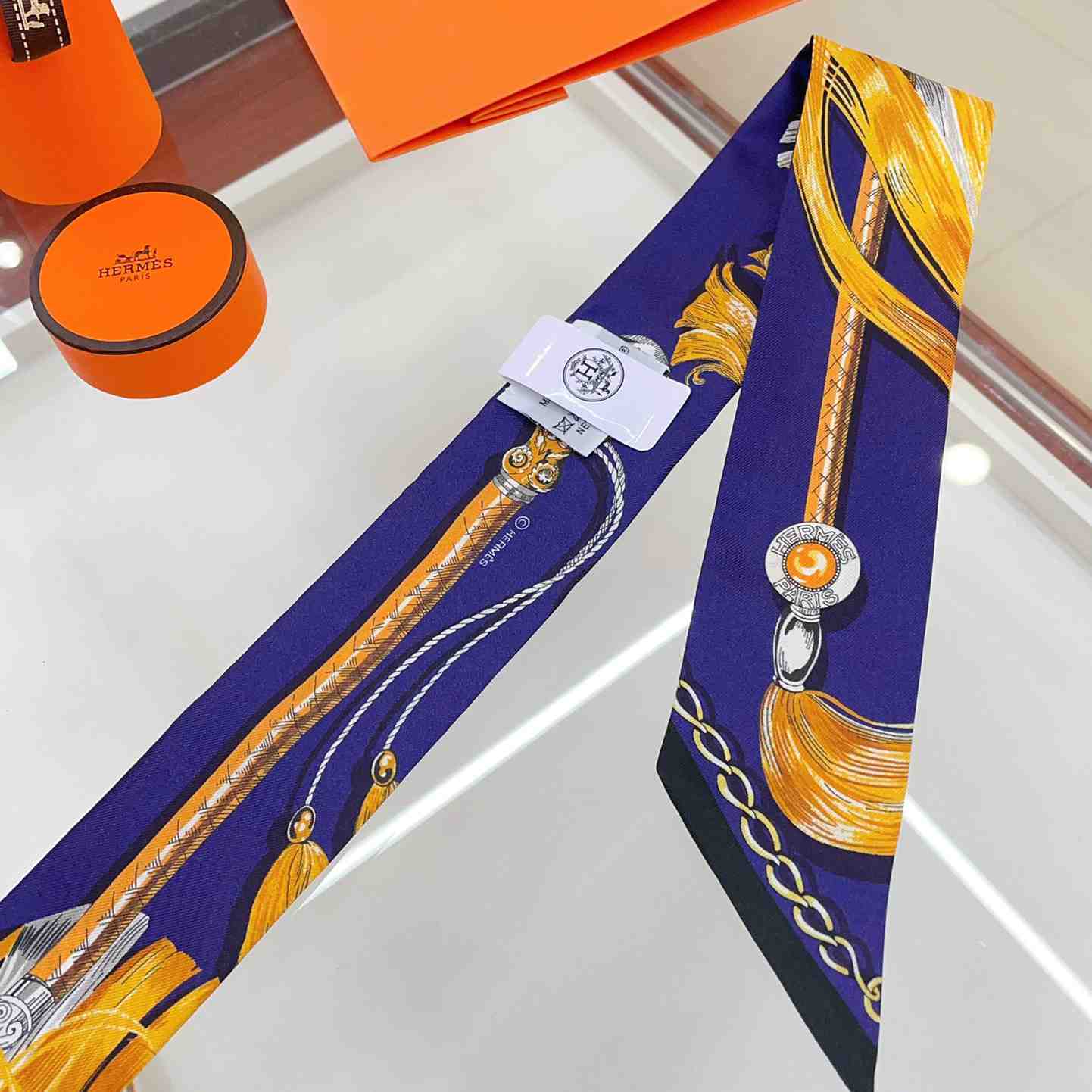 Hermes Cavalcades Twilly - FashionPlug