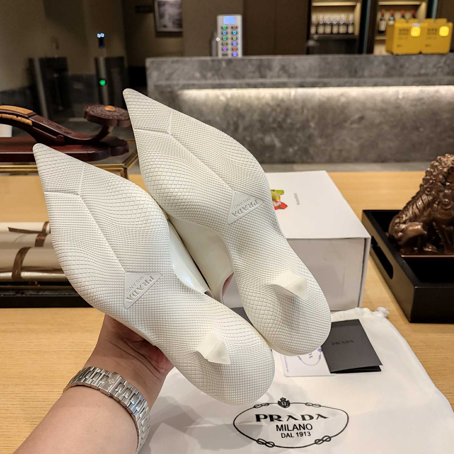 Prada Leather Slingback Pumps - FashionPlug