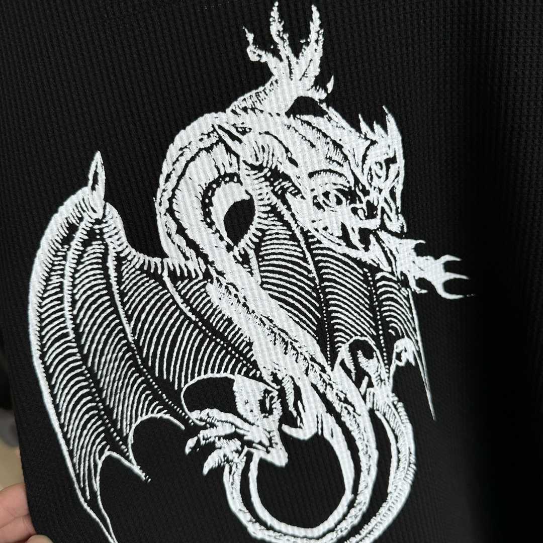 Givenchy Boxy Fit T-shirt In Cotton With GIVENCHY Dragon Print - FashionPlug
