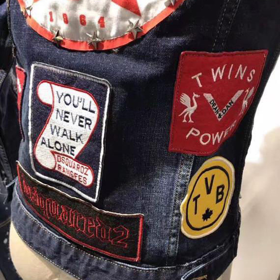 Dsquared2 Multi Patch Jacket - FashionPlug