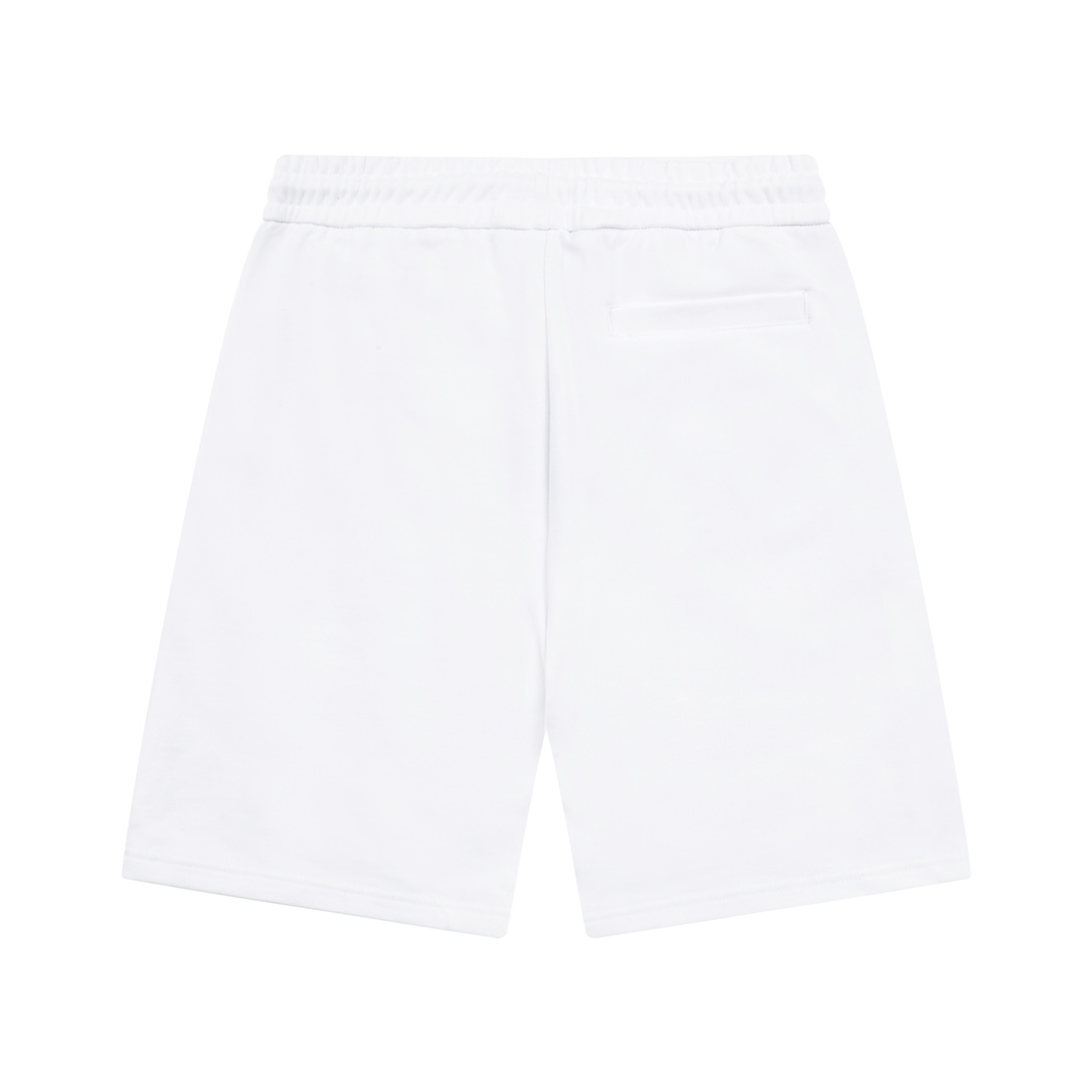 Balenciaga Logo Cotton Shorts - FashionPlug