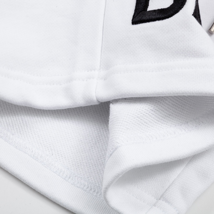 Balenciaga Logo Cotton Shorts - FashionPlug