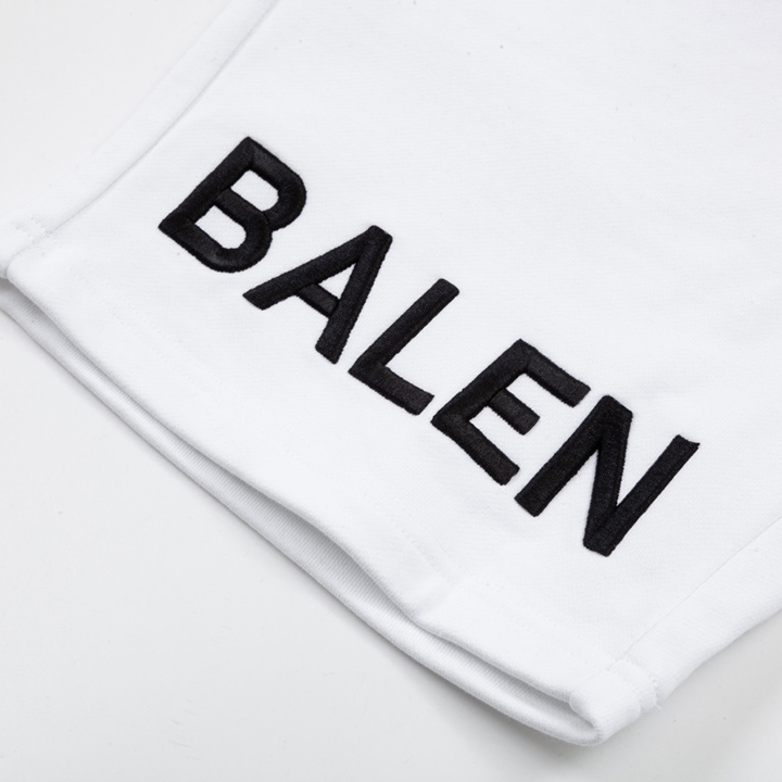 Balenciaga Logo Cotton Shorts - FashionPlug