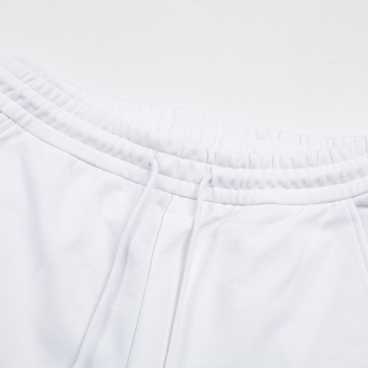 Balenciaga Logo Cotton Shorts - FashionPlug