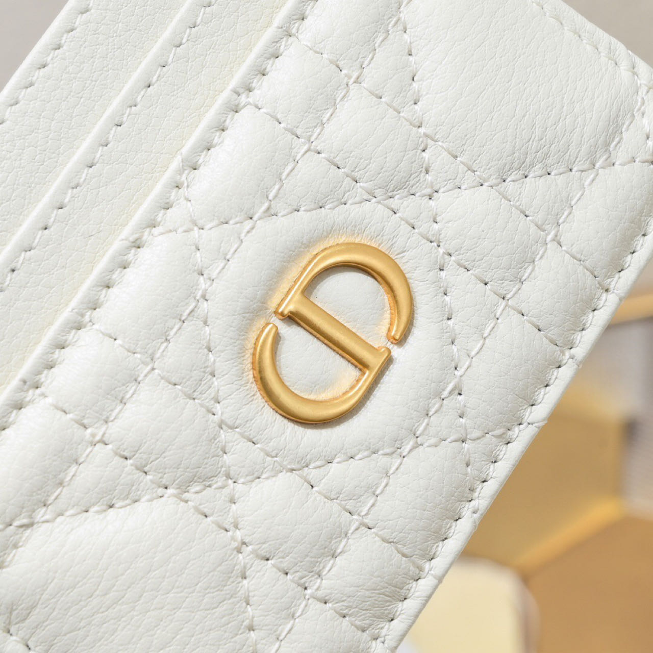 Dior Caro Five-Slot Card Holder   - FashionPlug