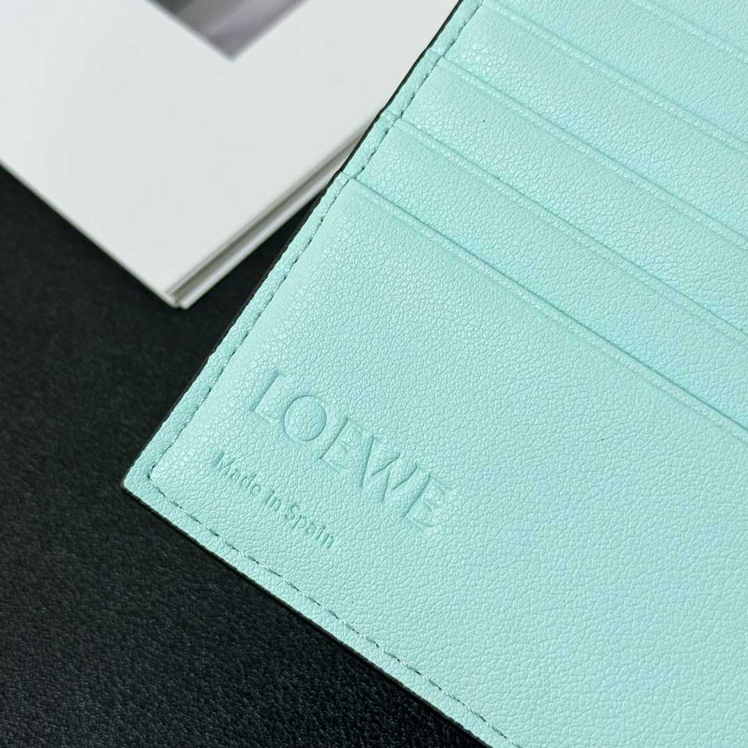 Loewe Medium Vertical Grained-Leather Wallet(14×11cm) - FashionPlug