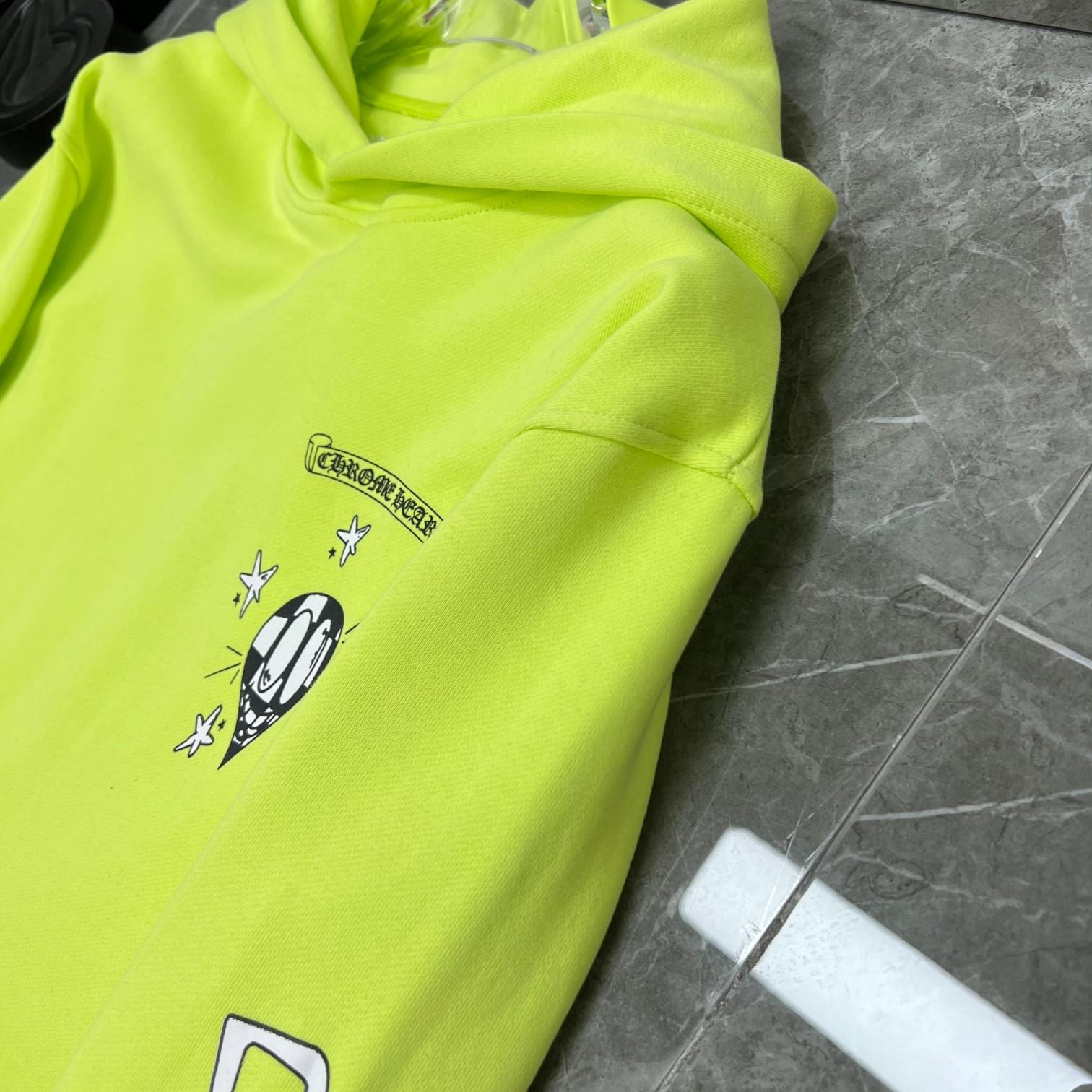 Chrome Heart Matty Boy 'Link' Lime Hoodie - FashionPlug