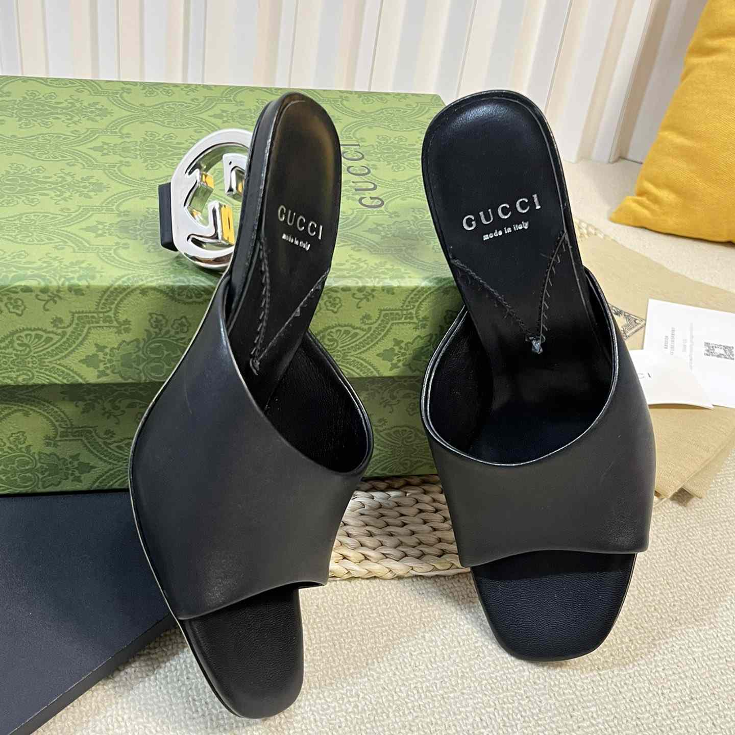Gucci Women's Interlocking G Heel Sandal - FashionPlug