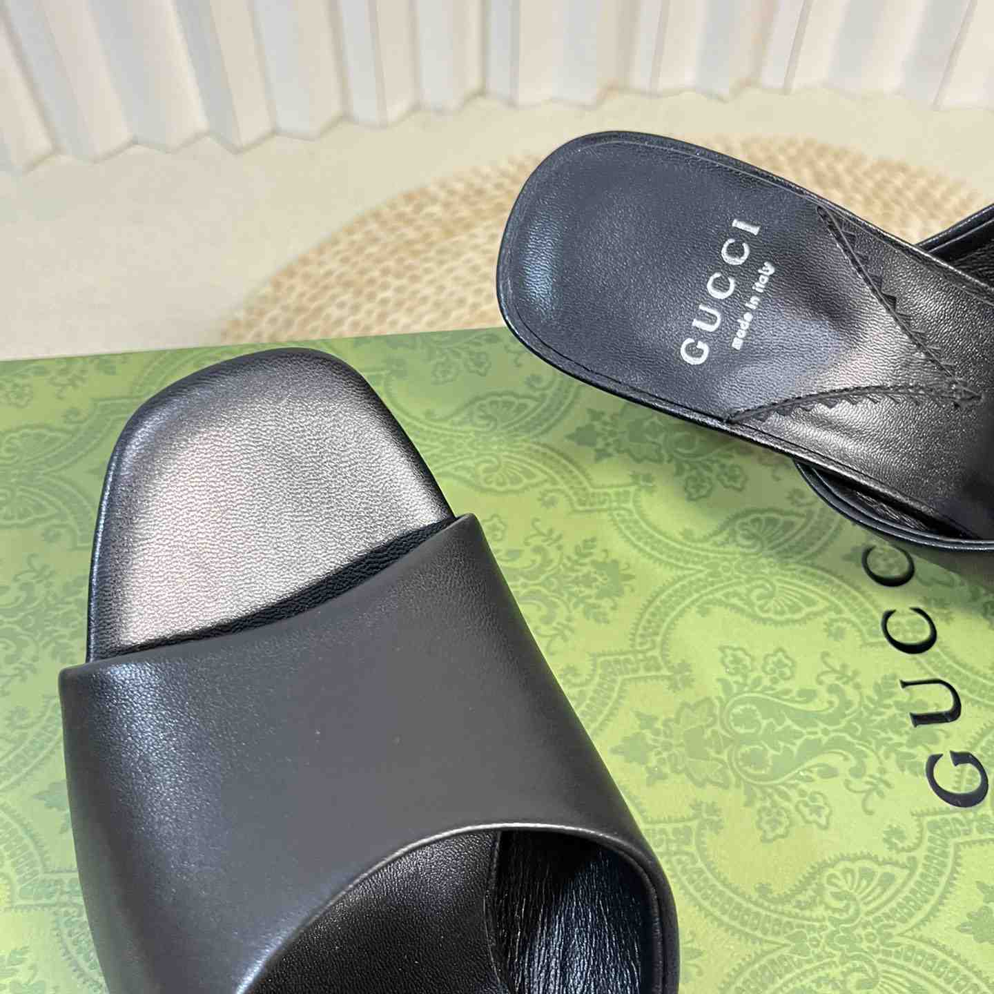 Gucci Women's Interlocking G Heel Sandal - FashionPlug