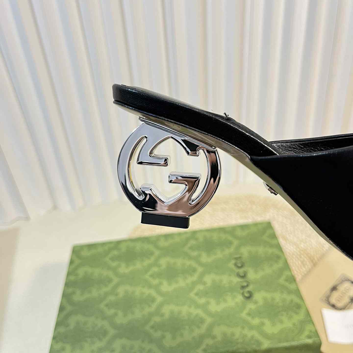 Gucci Women's Interlocking G Heel Sandal - FashionPlug