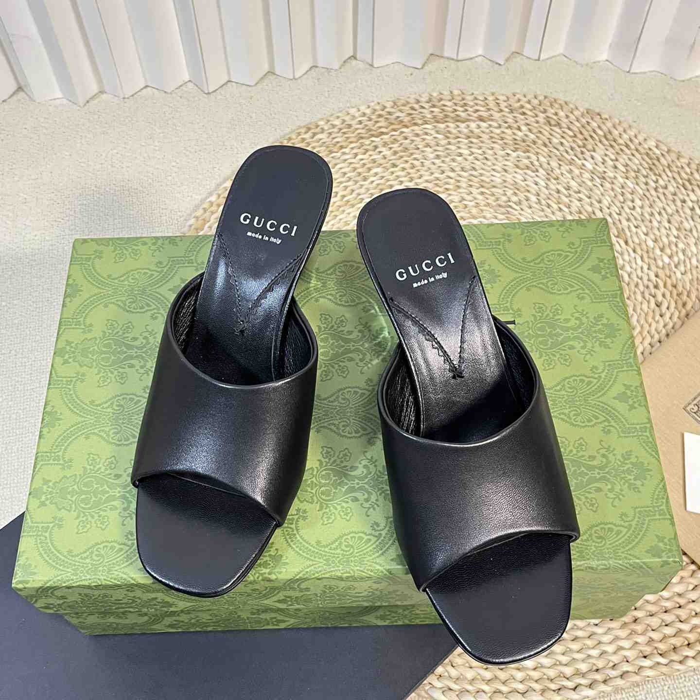 Gucci Women's Interlocking G Heel Sandal - FashionPlug