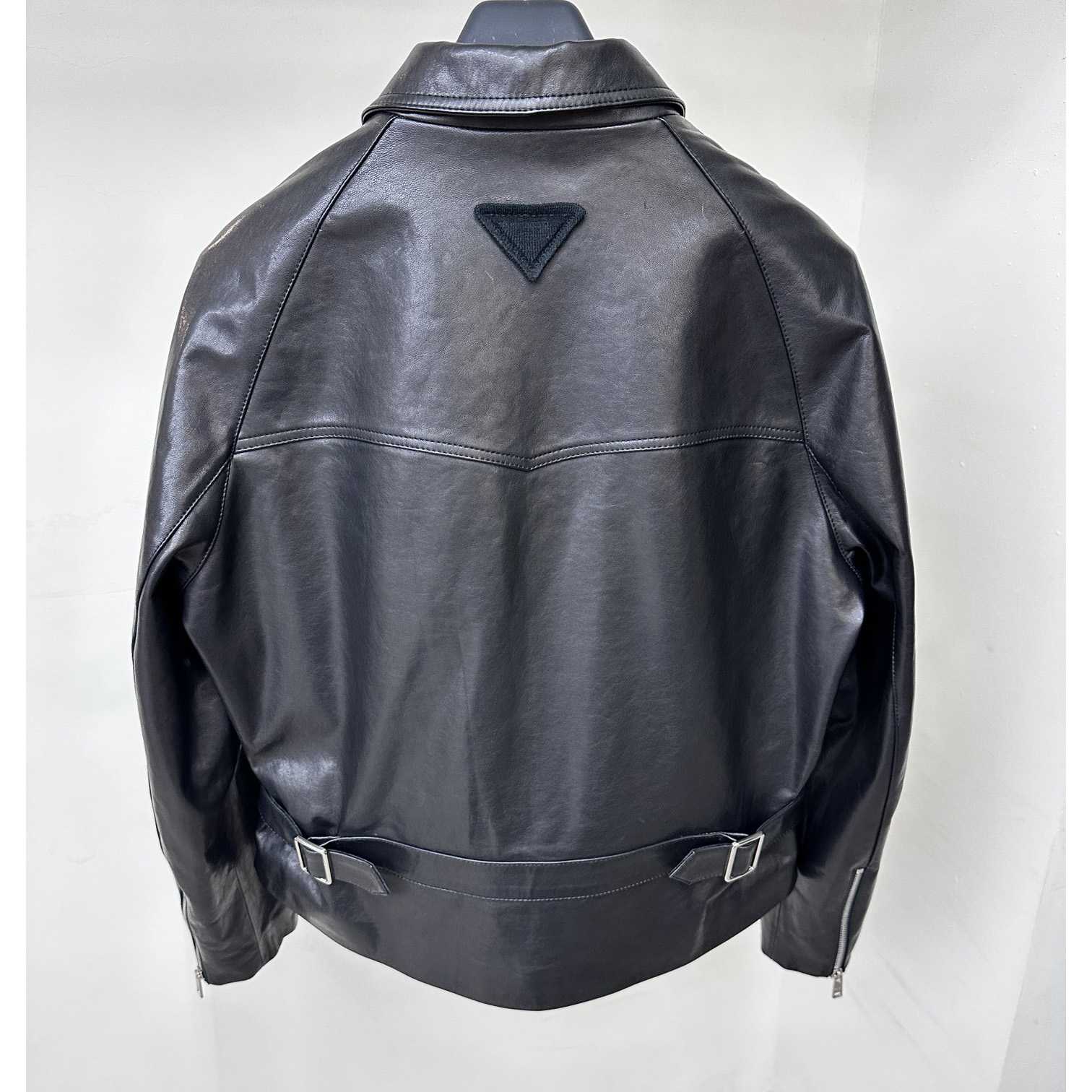 Prada Leather Jacket - FashionPlug