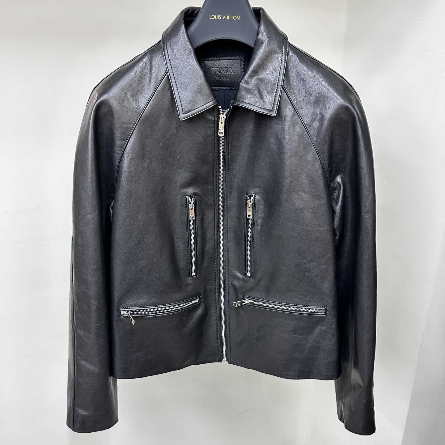 Prada Leather Jacket - FashionPlug