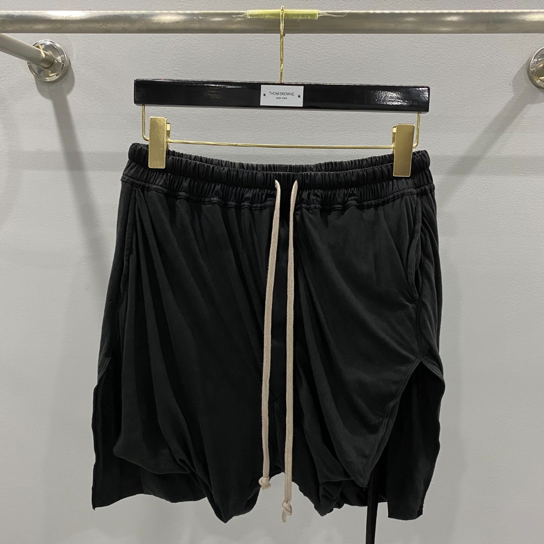 Rick Owens Drkshdw Belt Shorts - FashionPlug