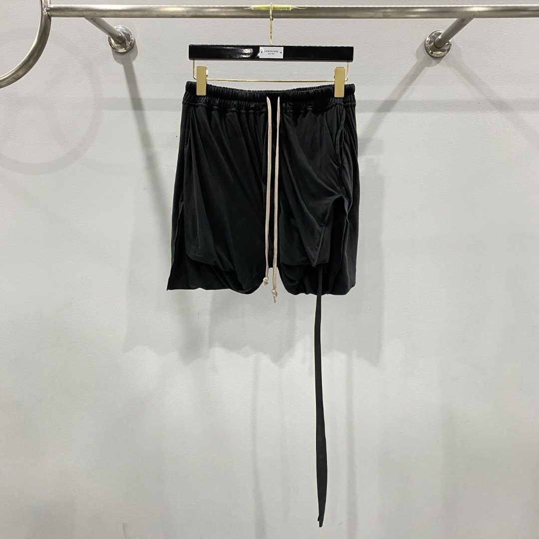 Rick Owens Drkshdw Belt Shorts - FashionPlug