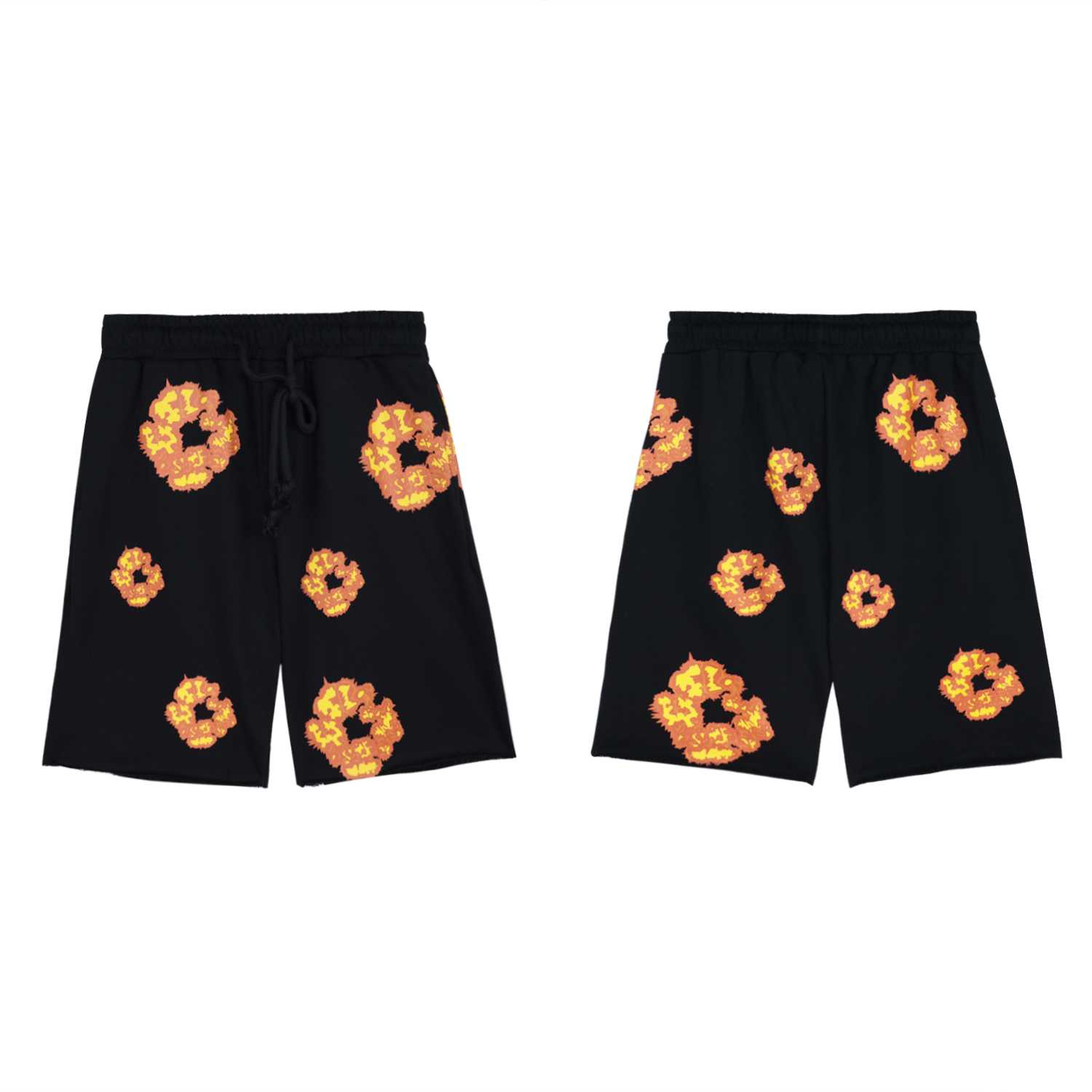 Denim Tears Cotton Wreath Sweat Shorts - FashionPlug