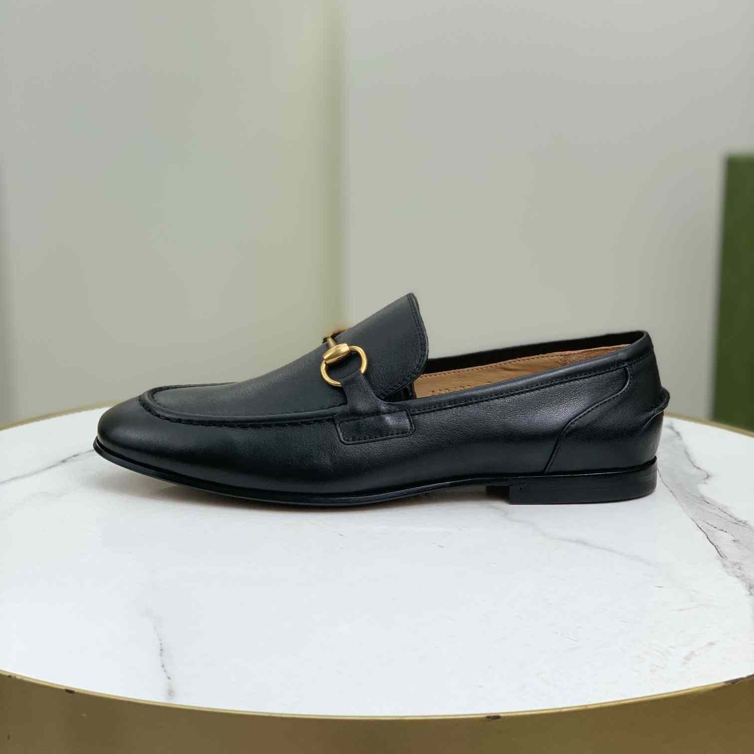 Gucci Jordaan Leather Loafer - FashionPlug